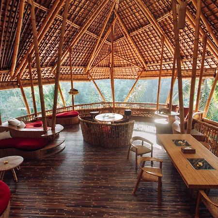 Temple House 3Bds Eco Bamboo House Pool River View Bringkit ภายนอก รูปภาพ