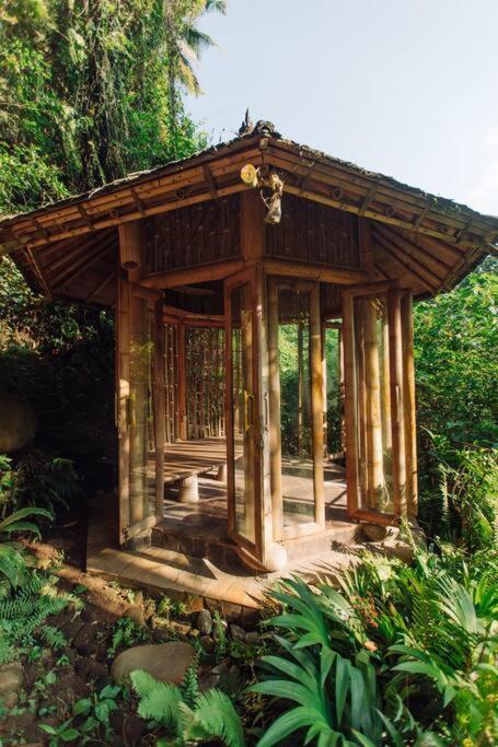 Temple House 3Bds Eco Bamboo House Pool River View Bringkit ภายนอก รูปภาพ