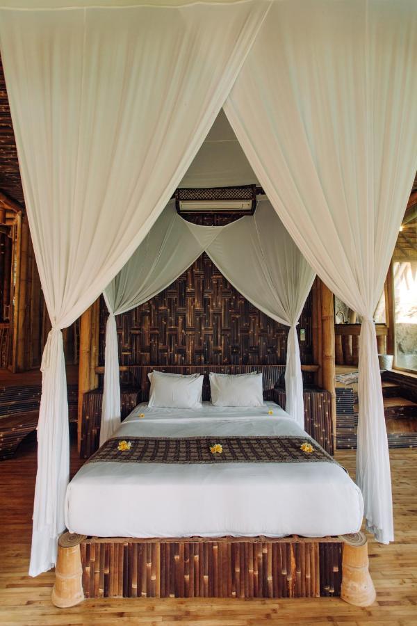 Temple House 3Bds Eco Bamboo House Pool River View Bringkit ภายนอก รูปภาพ