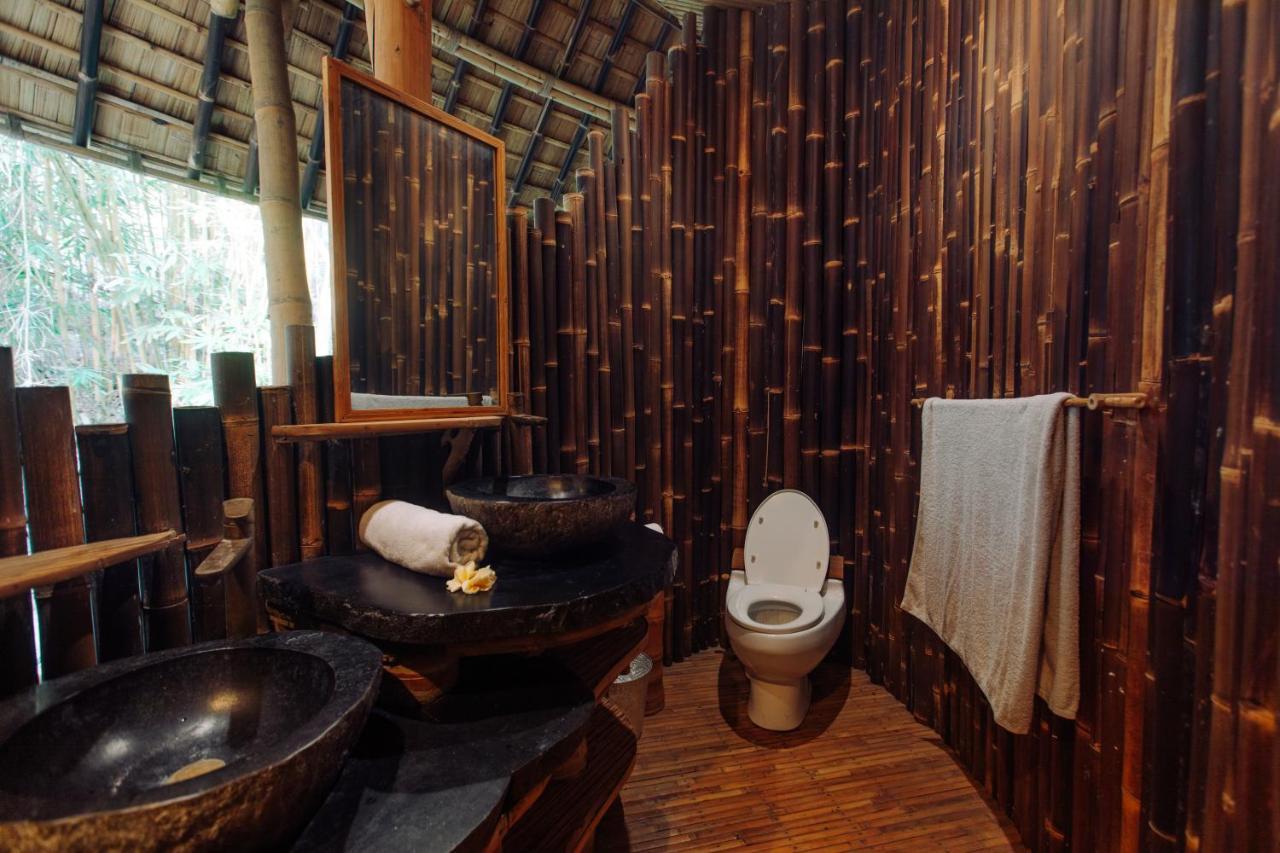 Temple House 3Bds Eco Bamboo House Pool River View Bringkit ภายนอก รูปภาพ