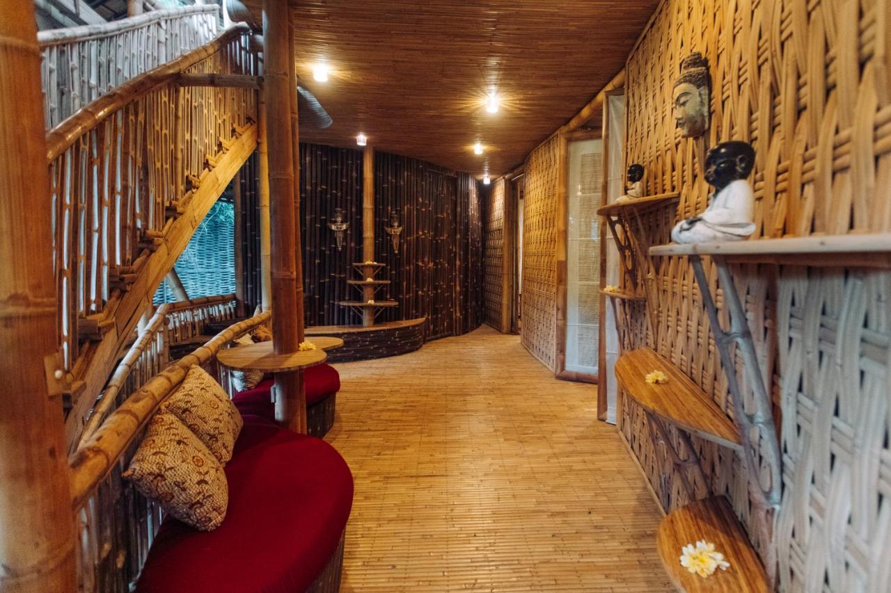 Temple House 3Bds Eco Bamboo House Pool River View Bringkit ภายนอก รูปภาพ