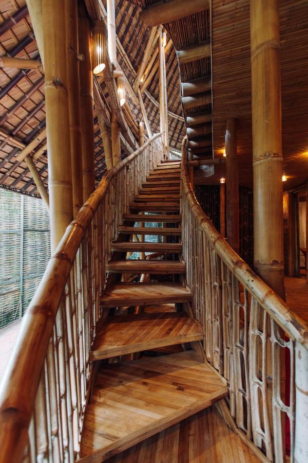 Temple House 3Bds Eco Bamboo House Pool River View Bringkit ภายนอก รูปภาพ