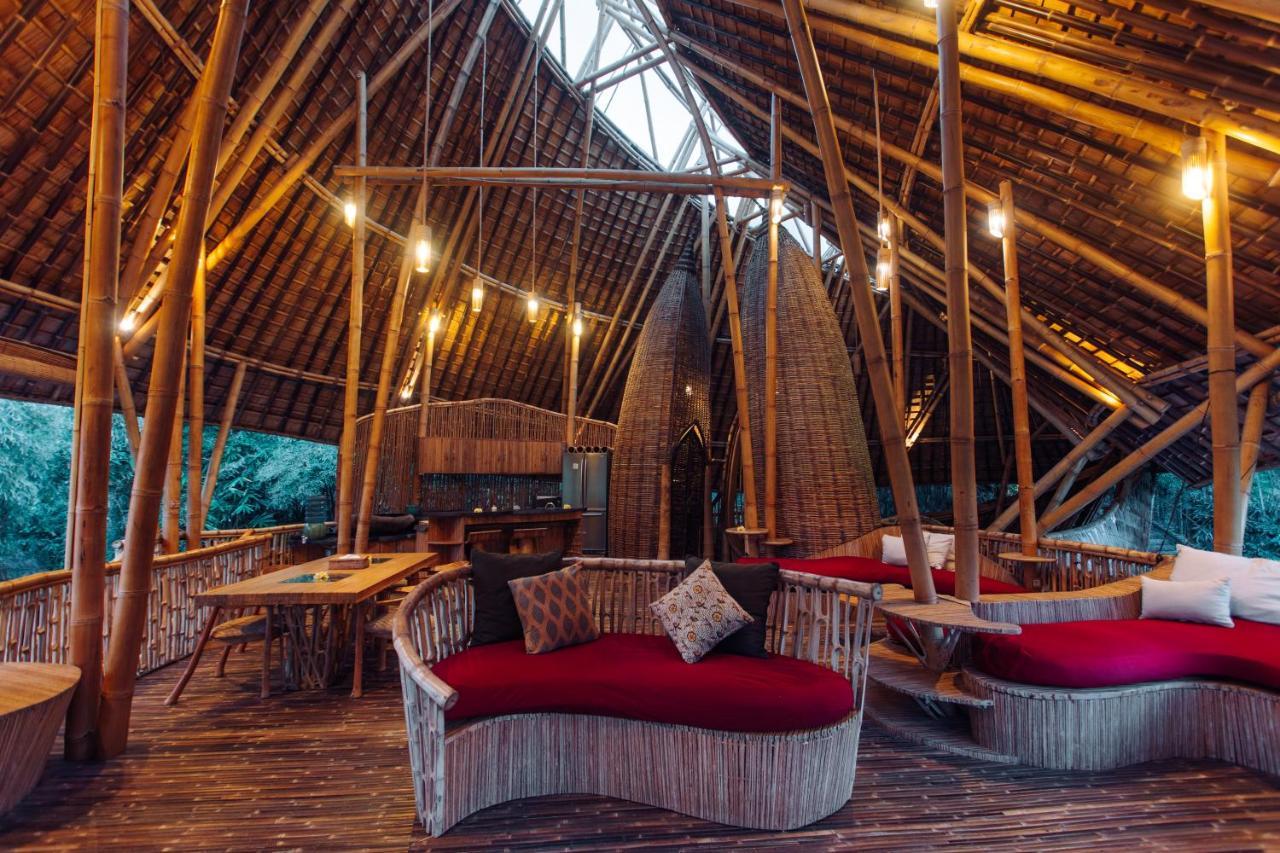 Temple House 3Bds Eco Bamboo House Pool River View Bringkit ภายนอก รูปภาพ